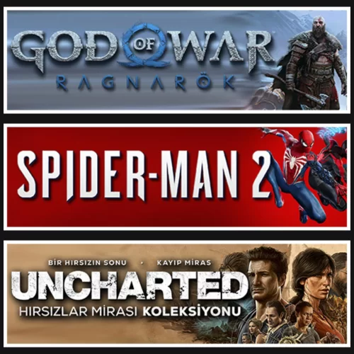 Ragnarök +Spider Man 2 +Uncharted